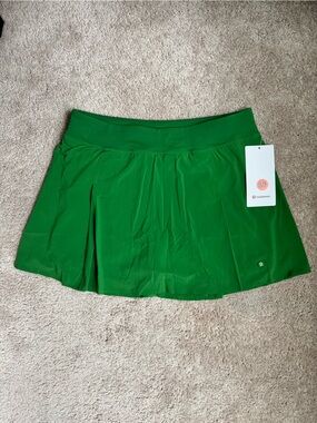 Lululemon A-Line Side-Pleat Tennis Skirt 💚 Size Large